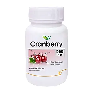 Biotrex Cranberry Extract, UTI Support, 500mg, 60 Veg Capsules