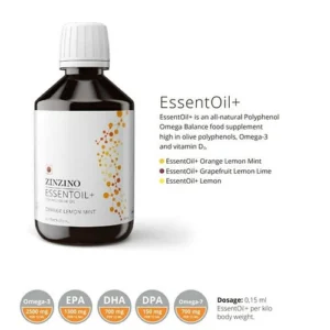 Zinzino EssentOil+ Fish Oil, Omega 3