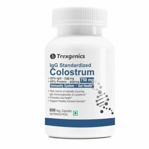 Trexgenics Colostrum  750mg, 60 Veg Capsules