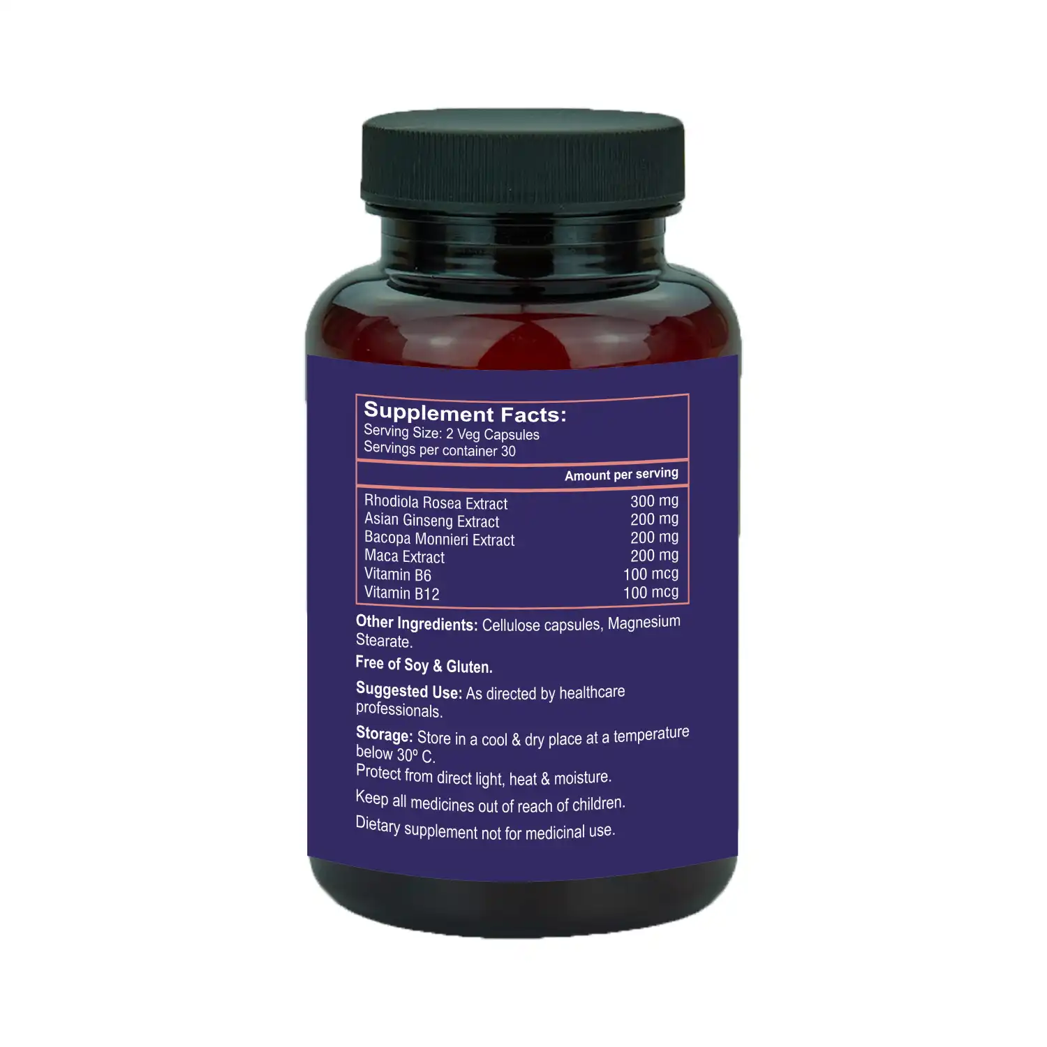 Functional Wellbeing Adrenal Support, 60 Veg Capsules