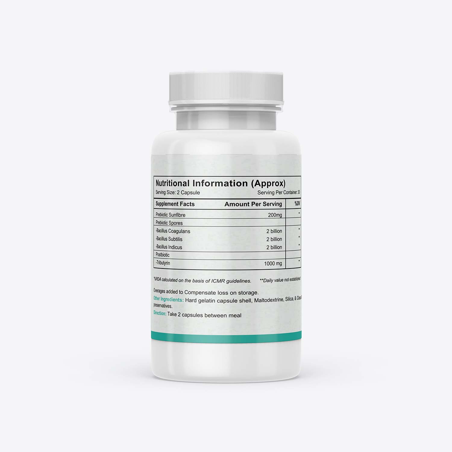Autoimmunity Care Complete Biotic Care, 3 in 1 Prebiotic, Probiotic & Postbiotic, 60 Veg Capsules