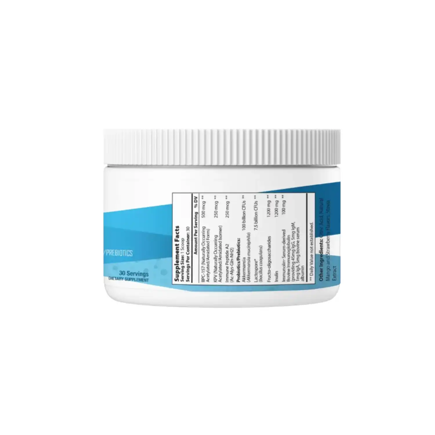 Integrative Peptides Gut Feeling, 30 servings, Mango Strawberry Flavor