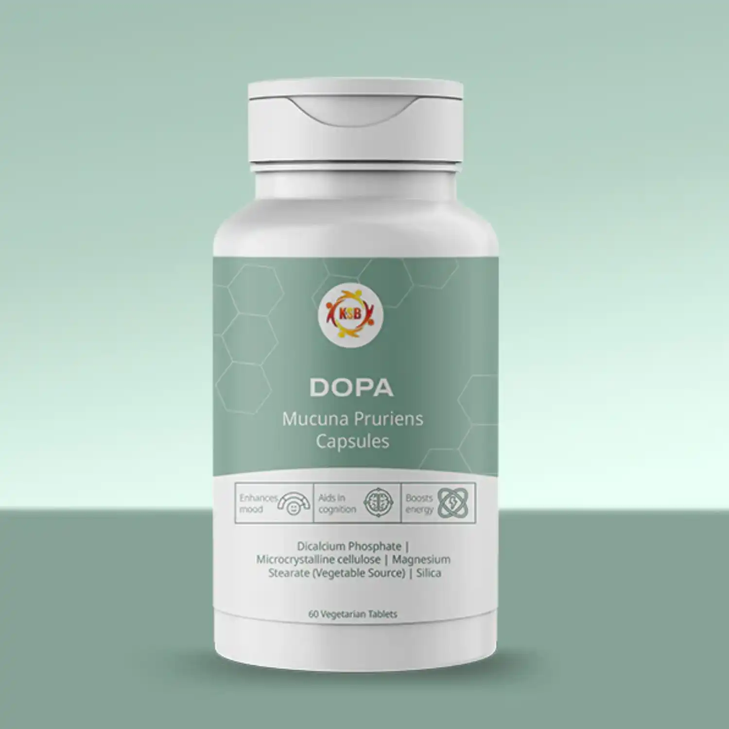 KSB DOPA (Mucuna Pruriens Capsules), 60 Veg Capsules