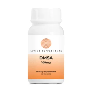 Living Supplements DMSA 100mg, 50 Veg Capsules