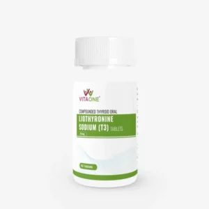 Vitaone Liothyronine Sodium (T3), Compounded Thyroid Oral - 60 Tablets