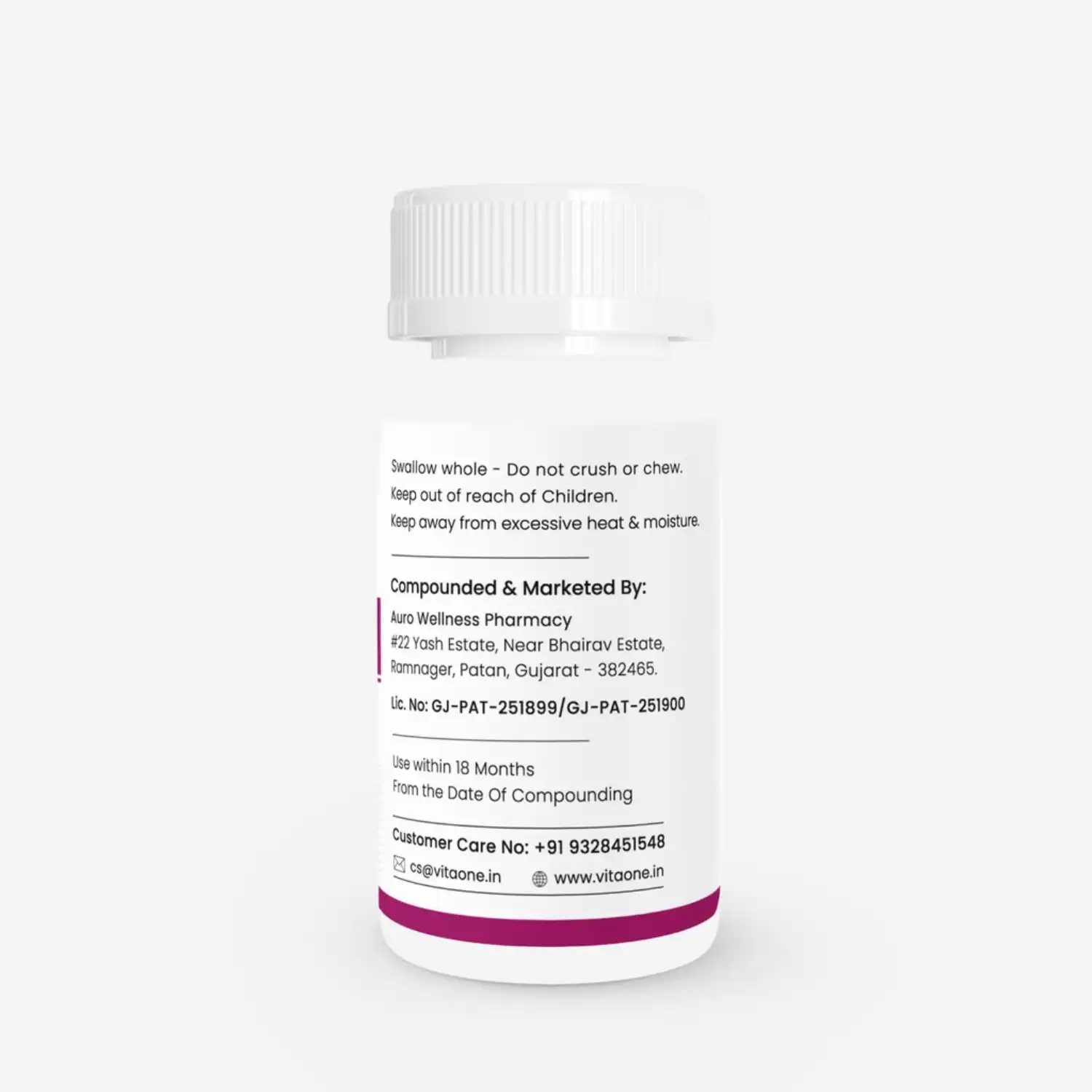 Vitaone Compounded Oral Progesterone, 30 Capsules