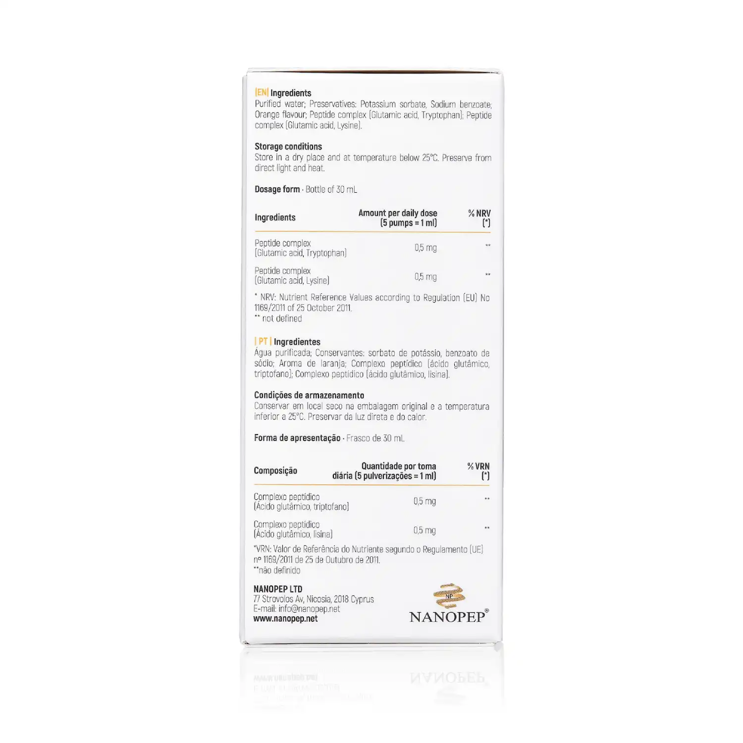 Nanopep Nemorex Peptide Spray