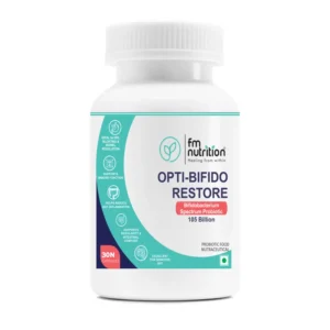 FM Nutrition Opti-Bifido Restore, Bifidobacterium Spectrum Probiotics, 105 Billion, 30 Veg Capsules
