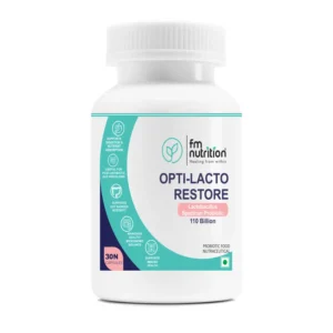 FM Nutrition Opti-Lacto Restore, Lactobacillus Spectrum Probiotic, 110 billion, 30 Veg Capsules