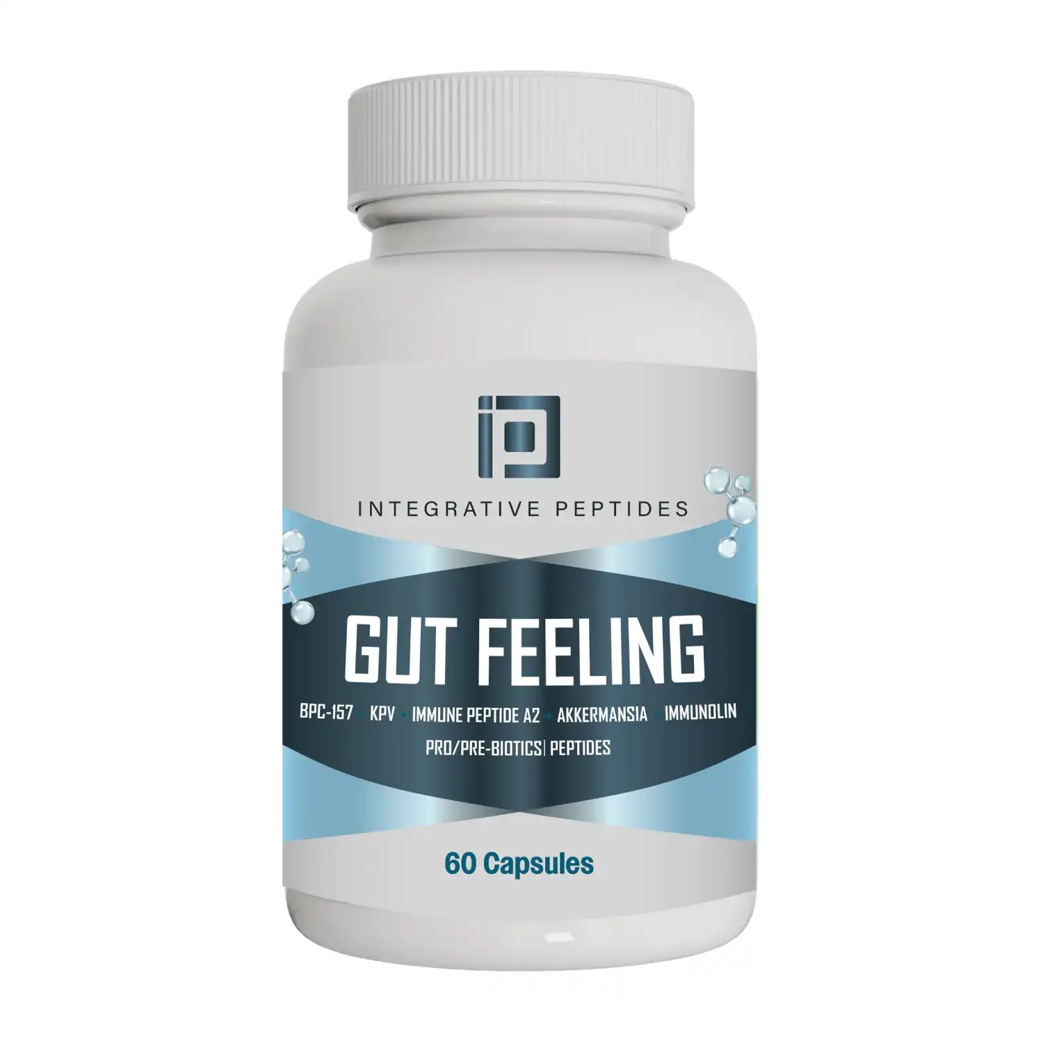 Integrative Peptides Gut Feeling Capsules, Non-Veg 60 Caps