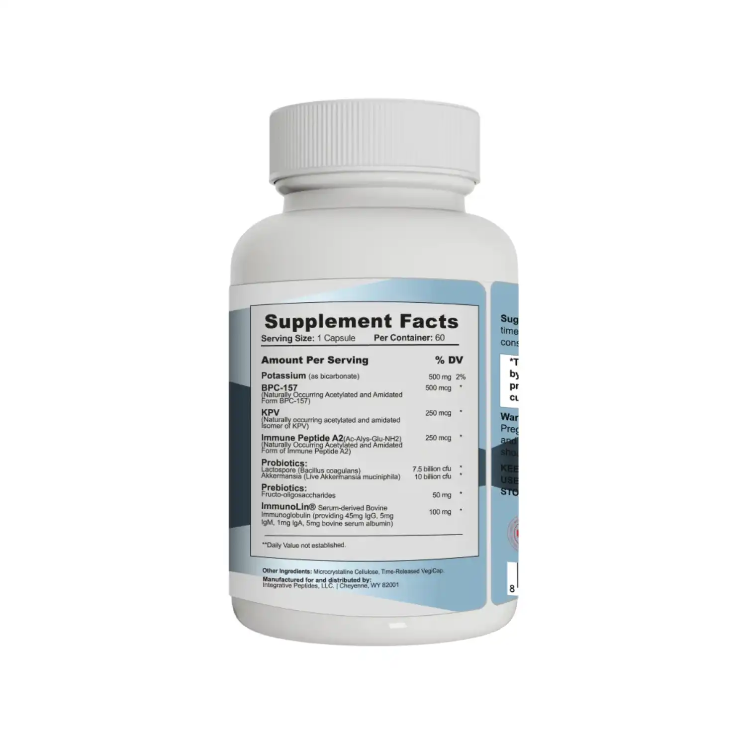 Integrative Peptides Gut Feeling Capsules, Non-Veg 60 Caps