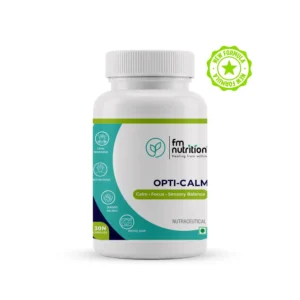 FM Nutrition Opti-Calm, 30 Veg Capsules (New Formula)