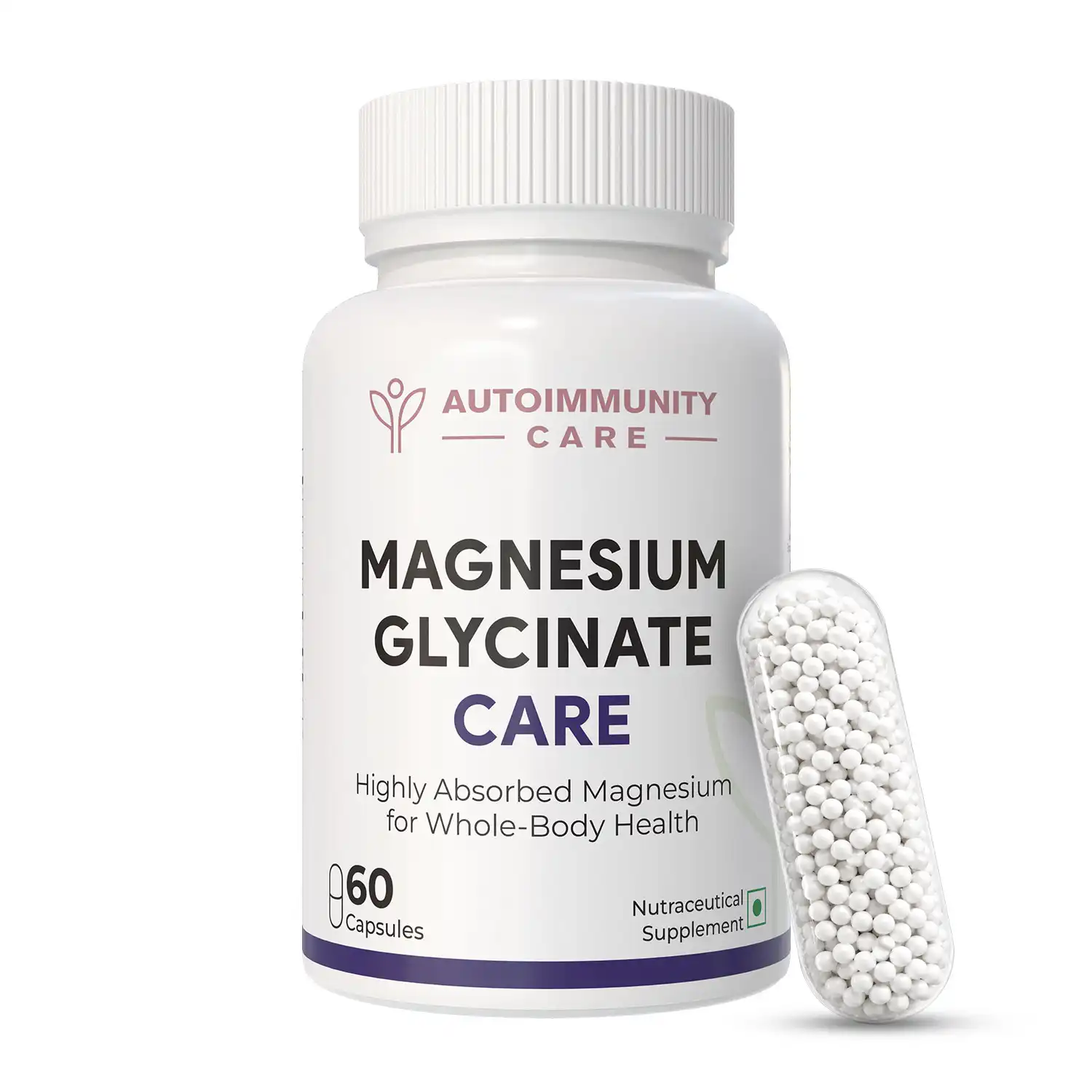 Autoimmunity Care Magnesium Glycinate Care, 60 Capsules, Veg